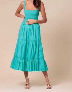 Style 1-942847587-2696 LUSANA Blue Size 12 Square Neck Cocktail Dress on Queenly