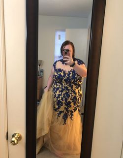Multicolor Size 20 Mermaid Dress on Queenly