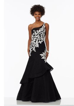 Style 99100 MoriLee Black Size 2 Prom Floor Length Tall Height Mermaid Dress on Queenly