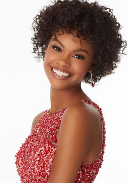 Style 99018 MoriLee Red Size 00 Prom Tall Height Ball gown on Queenly