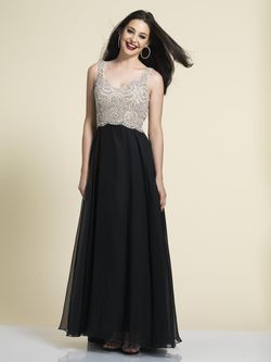 Style 2700 Dave and Johnny Black Size 24 Tall Height 2700 Prom Straight Dress on Queenly