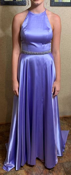 Sherri Hill Purple Size 0 A-line Dress on Queenly