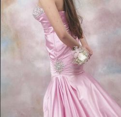 Tiffany Designs Pink Size 2 50 Off 70 Off Floor Length Mermaid Dress on Queenly