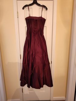 BCBG Purple Size 0 Military Floor Length Straight Dress on Queenly