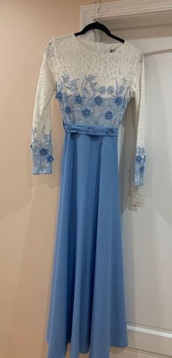 Blue Size 4 A-line Dress on Queenly