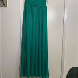 B DARLIN Green Size 4 50 Off Floor Length Emerald Ball gown on Queenly