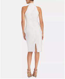 Rachel Roy White Size 4 Midi Cocktail Dress on Queenly