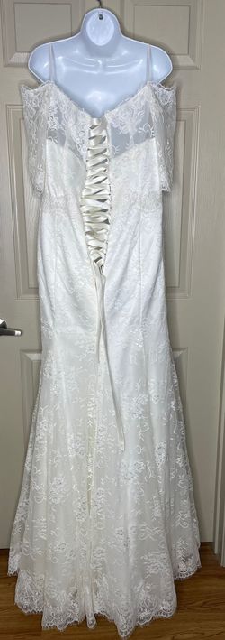 Cocomelody White Size 20 Floor Length Tulle 50 Off Mermaid Dress on Queenly