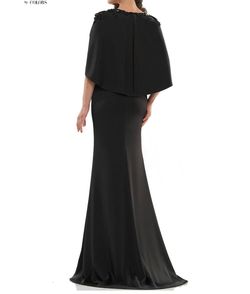 Style 1-1238102375-98 Marsoni by Colors Black Size 10 Mermaid Wedding Guest Straight Dress on Queenly