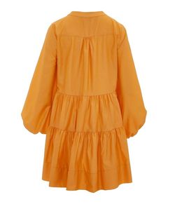 Style 1-1250161620-3855 DEVOTION TWINS Orange Size 0 V Neck Tall Height Sleeves Pockets Cocktail Dress on Queenly