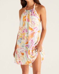 Style 1-1336602363-2901 Z Supply Multicolor Size 8 High Neck Cocktail Dress on Queenly