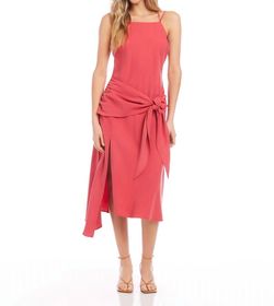 Style 1-1423133923-3236 Fifteen Twenty Pink Size 4 Polyester Spaghetti Strap Cocktail Dress on Queenly