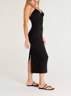 Style 1-1534231523-2696 Z Supply Black Size 12 Tall Height Keyhole Cocktail Dress on Queenly