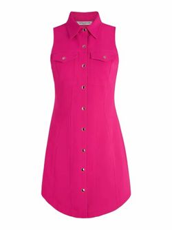 Style 1-1658802943-3855 Amanda Uprichard Pink Size 0 Mini High Neck Cocktail Dress on Queenly
