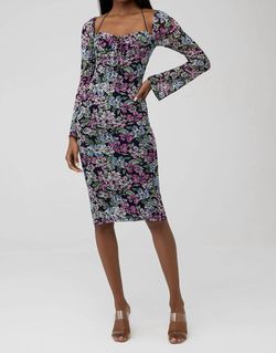 Style 1-1664834523-2696 4SI3NNA Black Size 12 Pattern Plus Size Cocktail Dress on Queenly