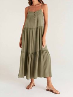Style 1-179027555-3855 Z Supply Green Size 0 Pockets Floor Length Straight Dress on Queenly