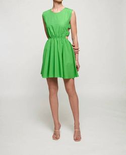Style 1-2245473661-2901 S/W/F Green Size 8 Sorority Rush Summer Print Cocktail Dress on Queenly