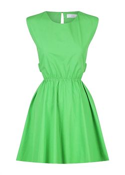 Style 1-2245473661-2901 S/W/F Green Size 8 Sorority Print Mini Cocktail Dress on Queenly