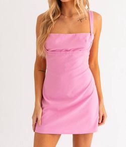 Style 1-2257237511-2901 LE LIS Pink Size 8 Spandex Mini Jersey Cocktail Dress on Queenly