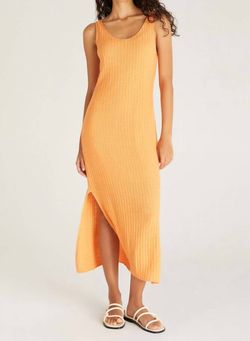 Style 1-2304266297-2696 Z Supply Orange Size 12 Tall Height Side Slit Cocktail Dress on Queenly