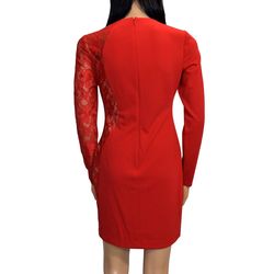 Style 1-2494347098-1498 bebe Red Size 4 Tall Height Cocktail Dress on Queenly