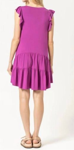 Style 1-2636933079-3775 Lilla P Pink Size 16 Plus Size Ruffles A-line Cocktail Dress on Queenly