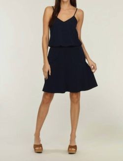 Style 1-2682165682-3236 Veronica M Blue Size 4 Tall Height Polyester Cocktail Dress on Queenly