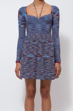 Style 1-3154724643-2901 JONATHAN SIMKHAI Multicolor Size 8 Mini Polyester Tall Height Spandex Cocktail Dress on Queenly