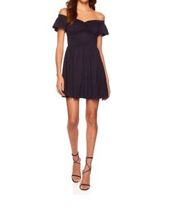 Style 1-3155765742-3897 Susana Monaco Black Size 0 Tall Height Mini Summer Cocktail Dress on Queenly