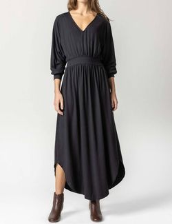 Style 1-324920204-3236 Lilla P Black Size 4 Military Straight Dress on Queenly