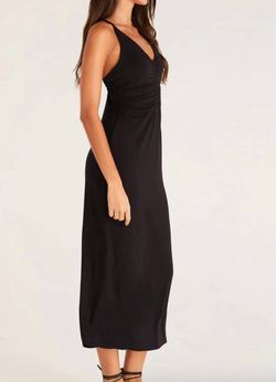 Style 1-3289384044-2696 Z Supply Black Size 12 Spaghetti Strap Tall Height Cocktail Dress on Queenly