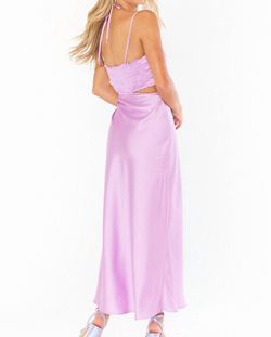 Style 1-3391935431-3236 Show Me Your Mumu Purple Size 4 Cut Out Floor Length Straight Dress on Queenly