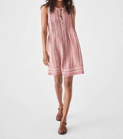 Style 1-4279041059-3236 Faherty Red Size 4 Pockets Free Shipping Mini Cocktail Dress on Queenly