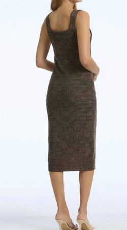 Style 1-537933070-3236 525 America Brown Size 4 Free Shipping Fitted Cocktail Dress on Queenly