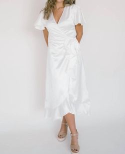 Style 1-690441701-2790 DRESS FORUM White Size 12 Bridal Shower Plus Size Tall Height Cocktail Dress on Queenly