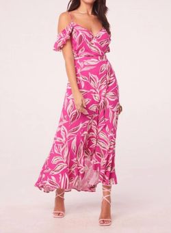 Style 1-903468621-3236 band of the free Pink Size 4 Ruffles Straight Dress on Queenly