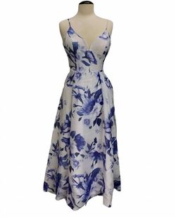 Style 1-1019946925-1901 Bariano White Size 6 Floral Tall Height Cocktail Dress on Queenly
