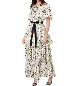 Style 1-1043276801-2696 En Saison White Size 12 Floor Length Plus Size A-line Dress on Queenly