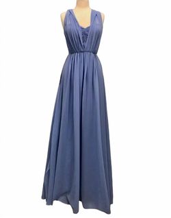 Style 1-1160326377-1901 Bariano Purple Size 6 Black Tie Floor Length Straight Dress on Queenly
