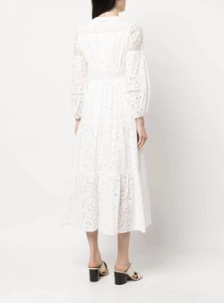 Style 1-1580596419-2168 Diane von Furstenberg White Size 8 V Neck Tall Height Sheer Cocktail Dress on Queenly