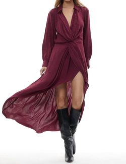 Style 1-1803832185-2901 young fabulous & broke Red Size 8 Long Sleeve Free Shipping Cocktail Dress on Queenly