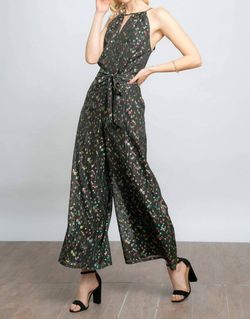 Style 1-2114298831-2168 EVA FRANCO Multicolor Size 8 Free Shipping Cut Out Halter Polyester Pockets Jumpsuit Dress on Queenly