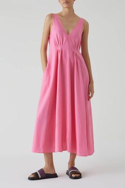 Style 1-2452146456-3855 CLOSED Pink Size 0 Side Slit V Neck Cocktail Dress on Queenly