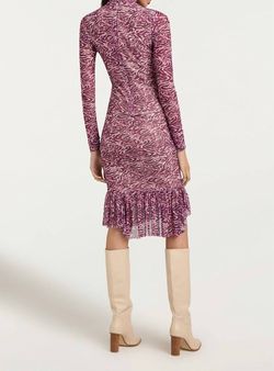 Style 1-2935414431-649 cinq a sept Multicolor Size 2 Polyester Long Sleeve Spandex Cocktail Dress on Queenly