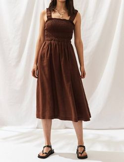 Style 1-3097128371-2696 Sancia Brown Size 12 Backless Cocktail Dress on Queenly