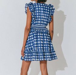 Style 1-3414468731-3236 Cleobella Blue Size 4 Pockets Mini Cocktail Dress on Queenly