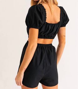 Style 1-3643921168-2696 LE LIS Black Size 12 Pockets Polyester Jumpsuit Dress on Queenly