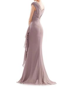 Style 1-3727629575-1498 Marsoni by Colors Nude Size 4 Floor Length Free Shipping Straight Dress on Queenly
