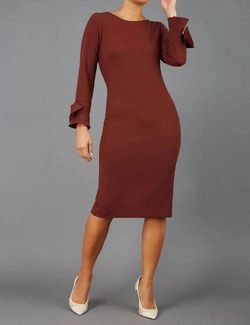 Style 1-3767716268-2901 Diva Catwalk Red Size 8 Sleeves Black Tie Tall Height Side Slit Cocktail Dress on Queenly
