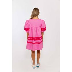 Style 1-4004138970-2695 Karlie Pink Size 12 Mini Sorority Rush Cocktail Dress on Queenly